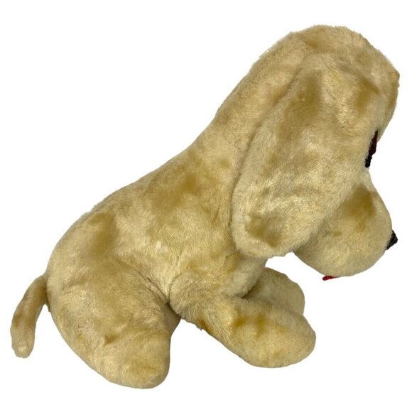 Rushton 1960s Golden Retriever Plush Puppy Dog With Floppy Ears 13 inch - Picture 6 of 11